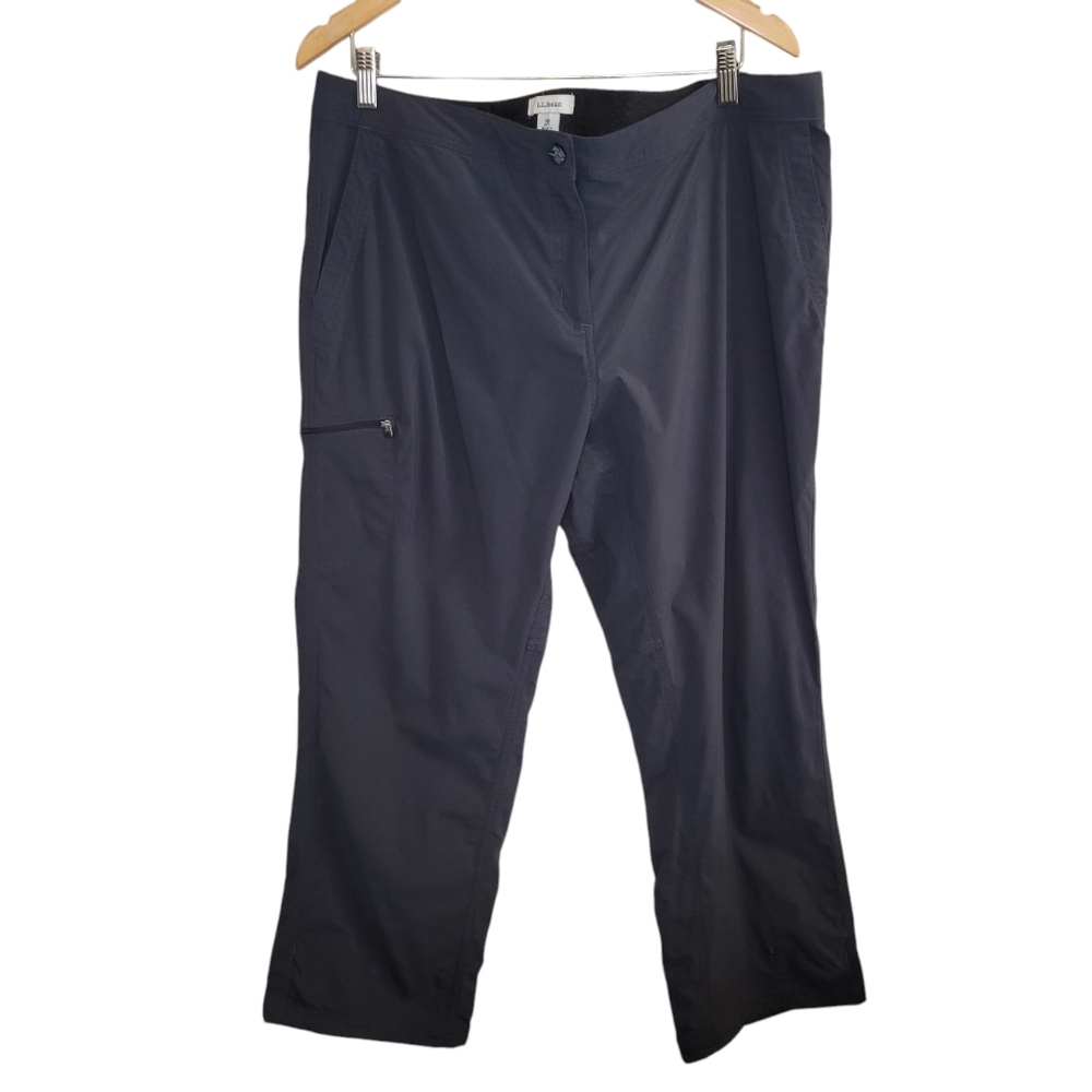 L.L. Bean Outdoor Active Black Pants Women Plus Size 18